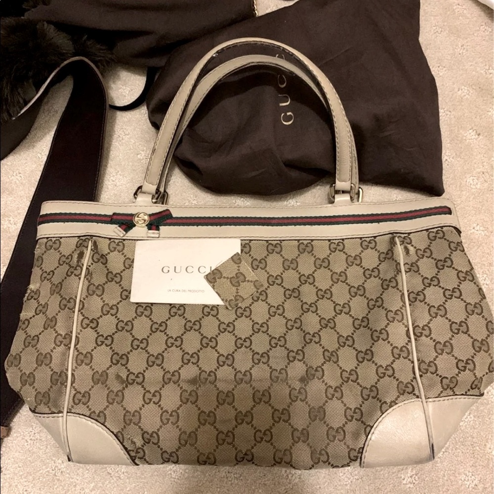 auth gucci Tote bag monogram
